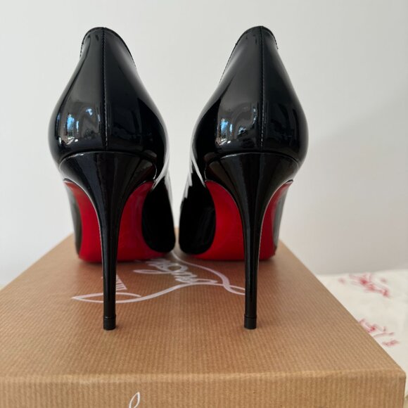 *NEW* Christian Louboutin KATE Pointe Toe Patent Leather Pump 39EU - Picture 4 of 9